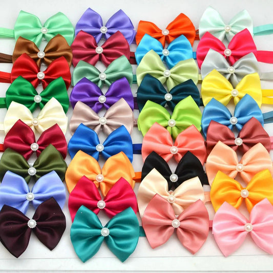50/100pcs Dog Grooming Bow Ties Puppy - MyPetDollar.com