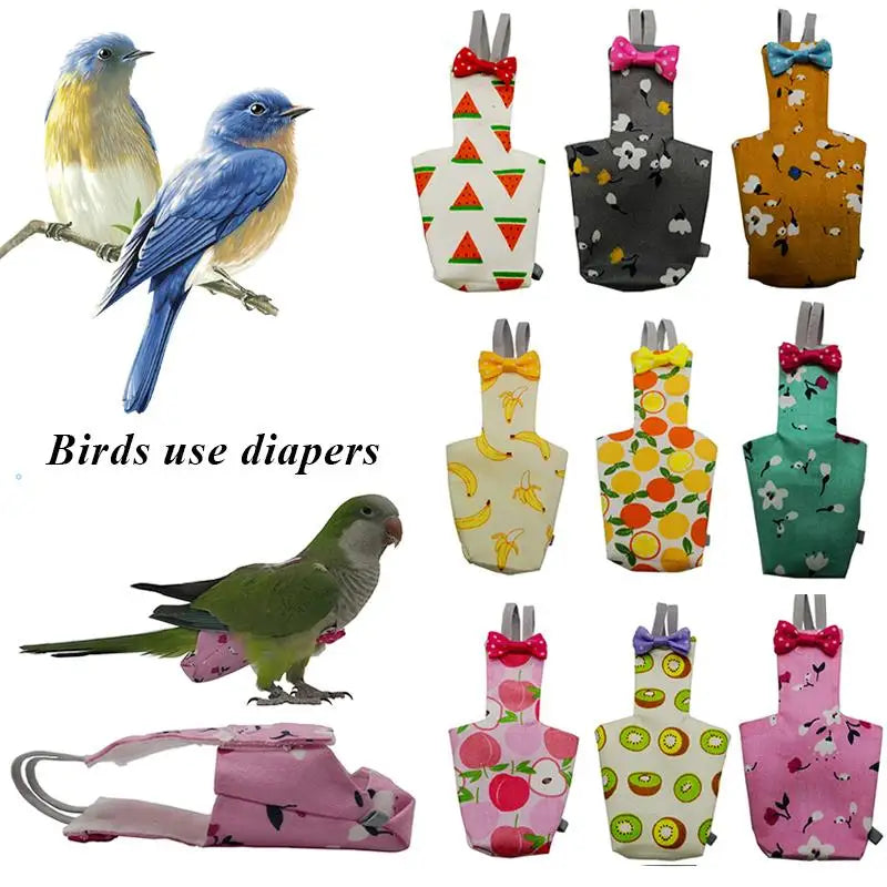 Bird Pocket Diaper Parrot Bird Diaper - MyPetDollar.com