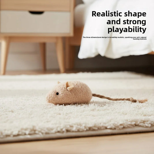 New Cat Toy Simulation Plush Grass Mouse - MyPetDollar.com