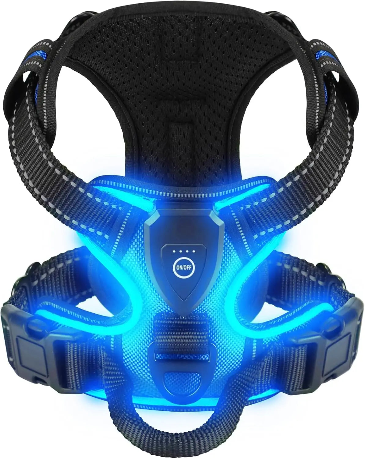 LED Glowing Luminous Dog Harnesses Essential - MyPetDollar.com
