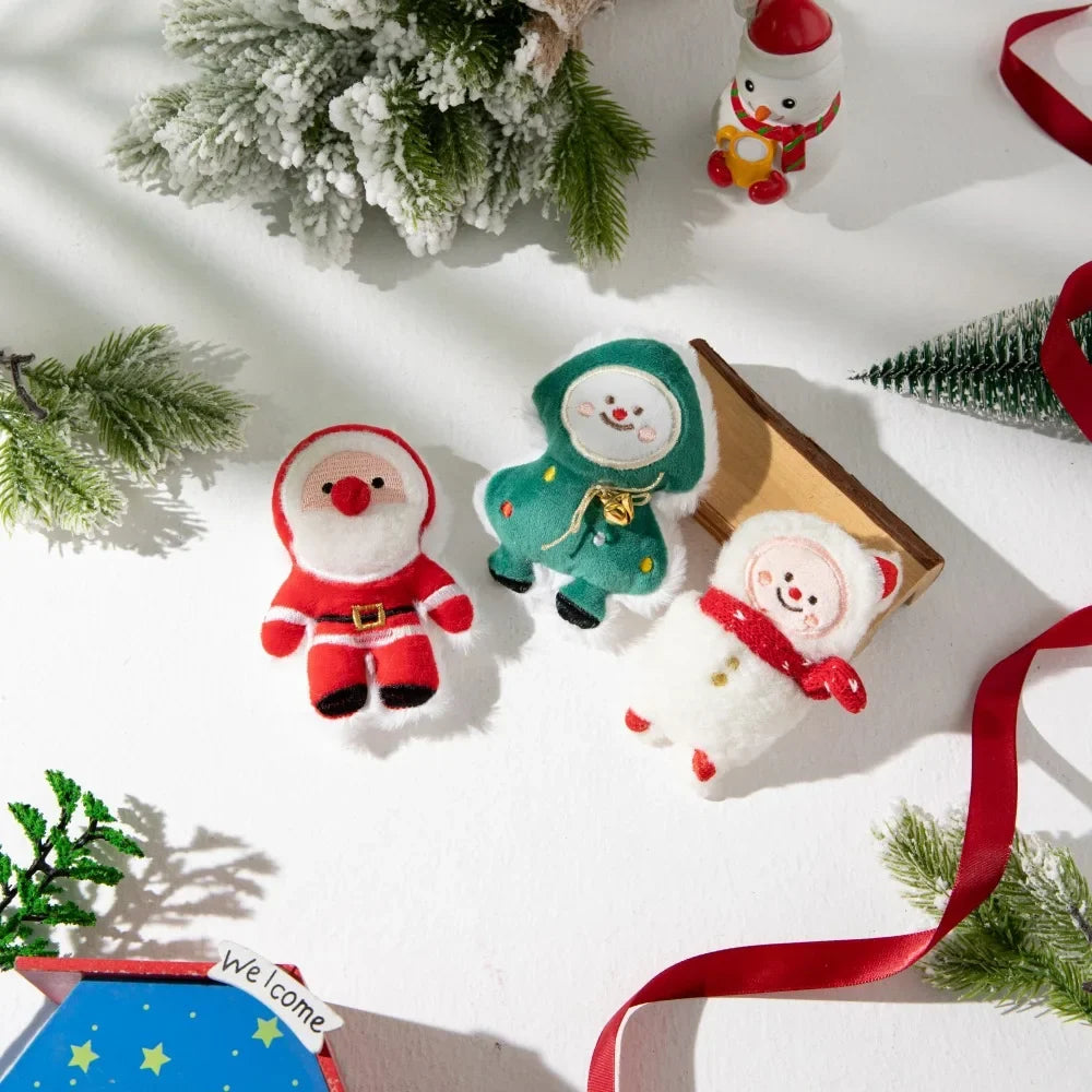 Pet Christmas Cat Toy Plush Doll with Catnip - MyPetDollar.com