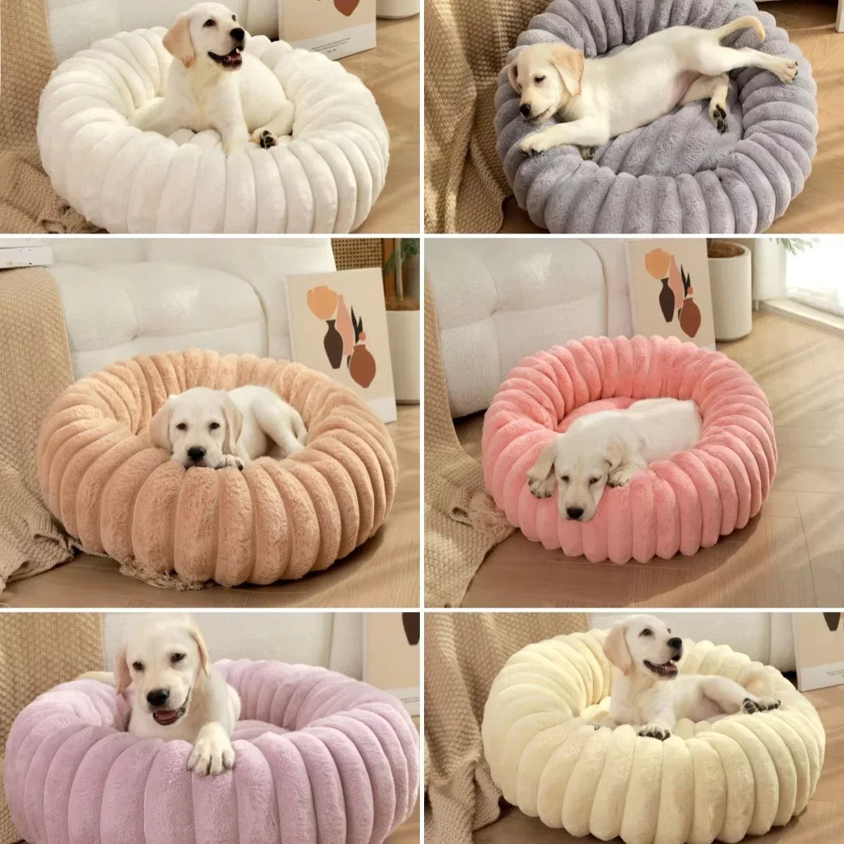 Round Bed for Dog Bed Mats Super Soft Cat - MyPetDollar.com