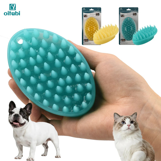 Oitabi Soft Rubber Pet Brush for Short Hair - MyPetDollar.com