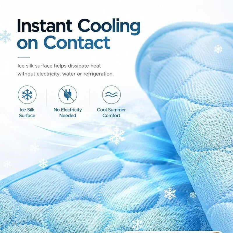 Summer Cooling Dog Cat Ice Pad Mat Pet Ice - MyPetDollar.com