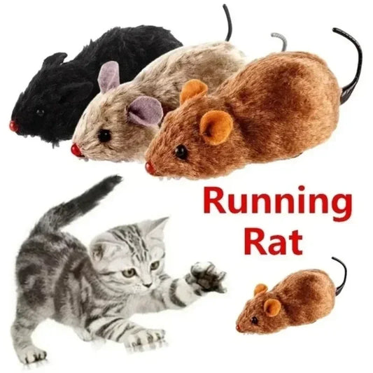 New 1Pc Funny Lifelike Plush Mouse Running - MyPetDollar.com