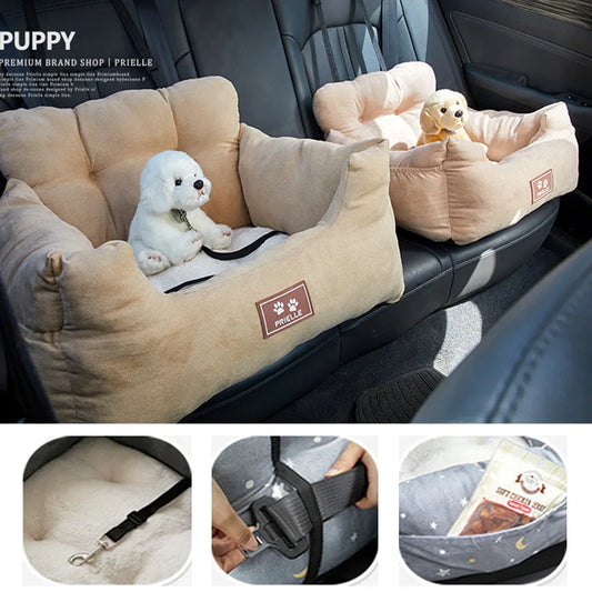Dog Car Seat with Safety Belt Four Season - MyPetDollar.com