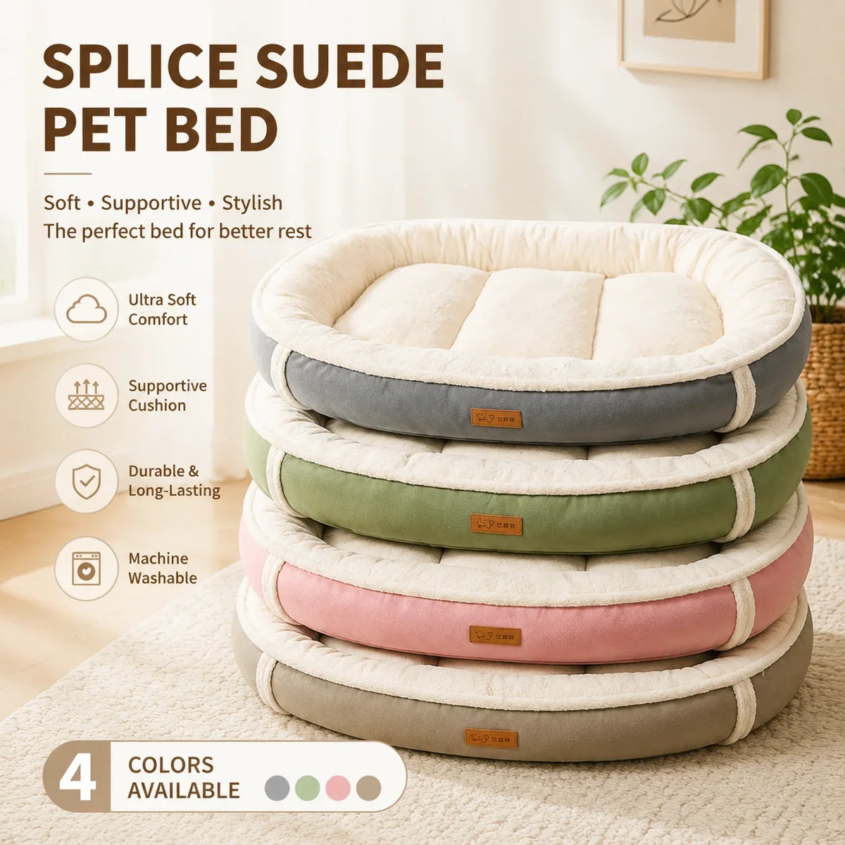 Pet Bed Mat for Dogs Cats Washable Soft Sofa - MyPetDollar.com