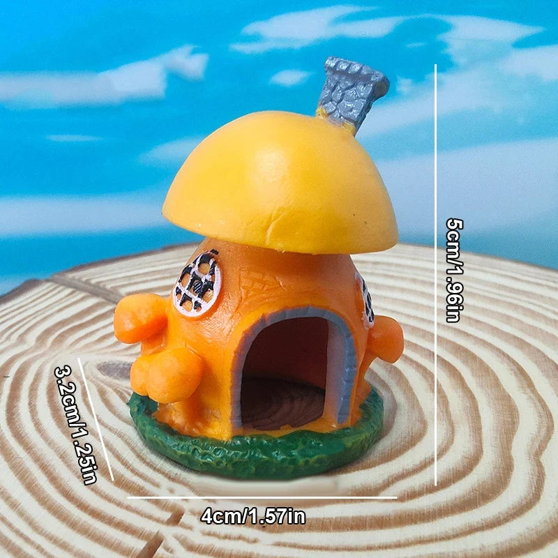 Mushroom Conch House Shelter Aquarium Landscaping Decoration – 5 Colors