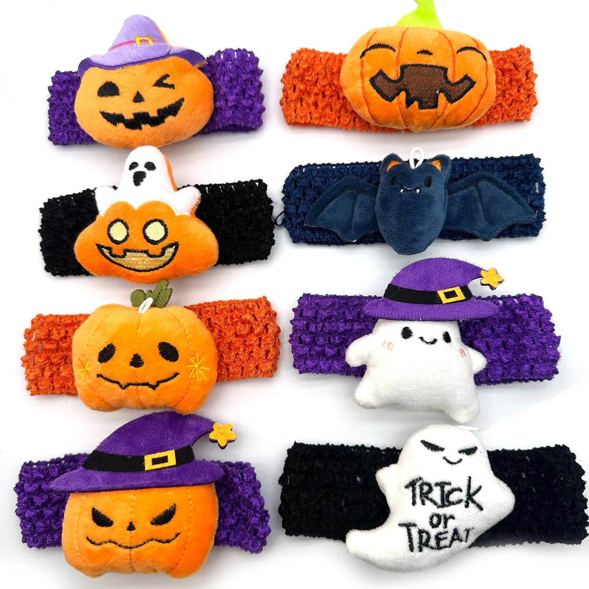 Pet Grooming Dog Bowtie Halloween Pumpkin Necktie – 8 Colors
