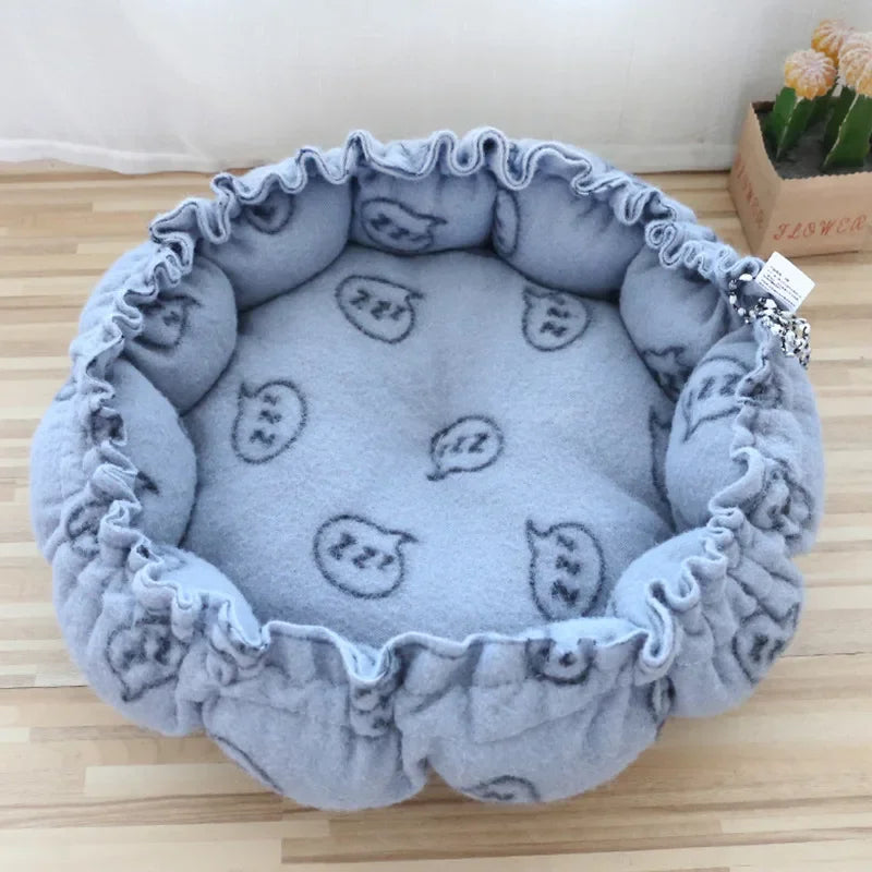 Soft Cat Bed Fluffy Adjustable Cat Cushion - MyPetDollar.com