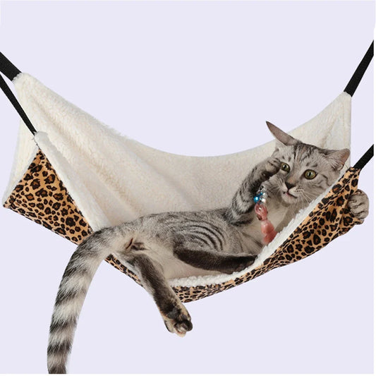 Cozy Double Rabbit Puppy Cat Hammock Winter - MyPetDollar.com