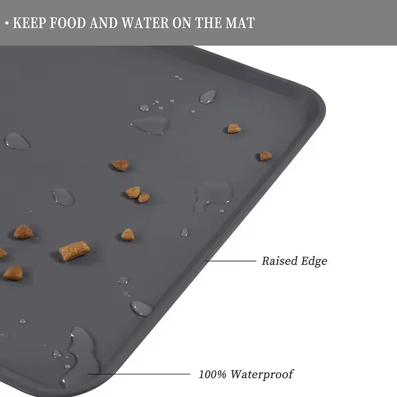 Solid Color Silicone Pet Feeding Mat - MyPetDollar.com