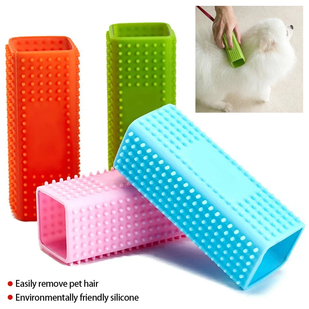 1PC Silicone Hollow Rubber Pet Dog Cat Hair - MyPetDollar.com