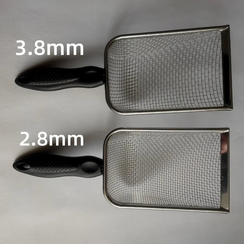 Cat Litter Shovel Stainless Steel Reptile Sand Substrate Clean – 9 Colors