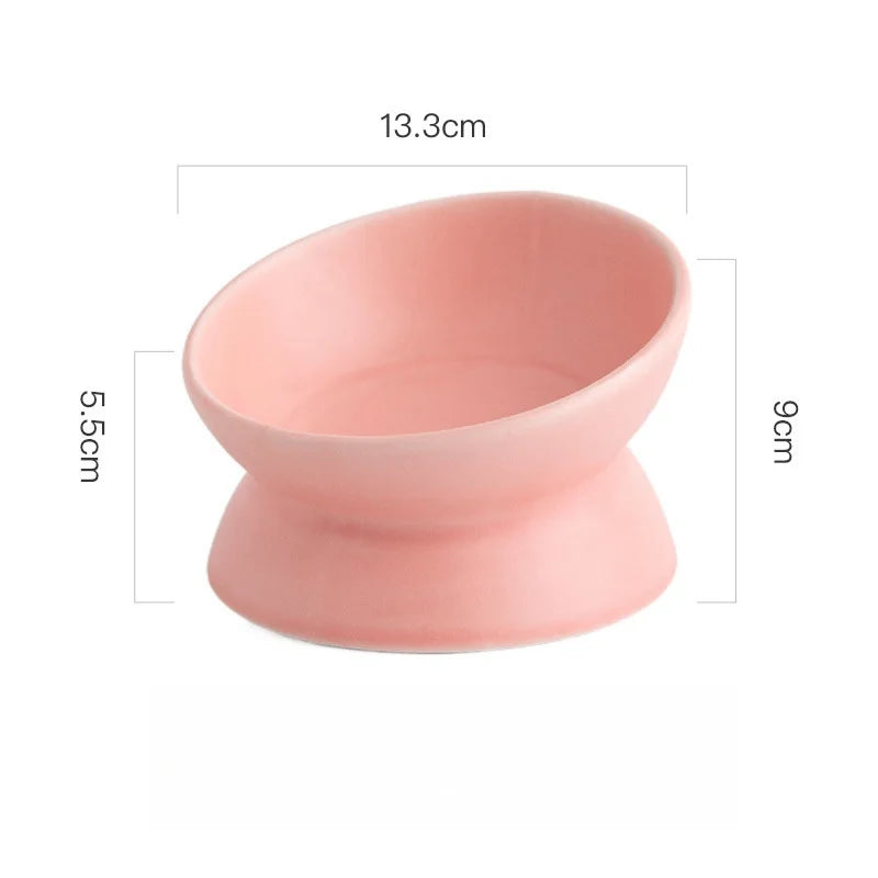 Elevated Cat Bowls Small Dog 15° Tilted - MyPetDollar.com