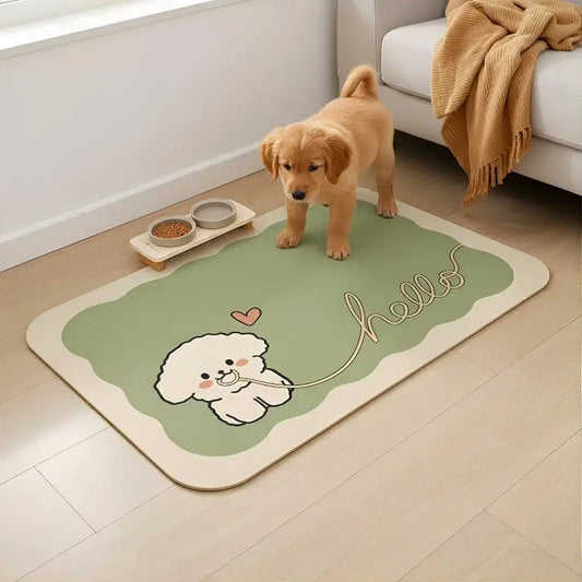 Pet Feeding Mat For Cat Dog - Waterproof - MyPetDollar.com