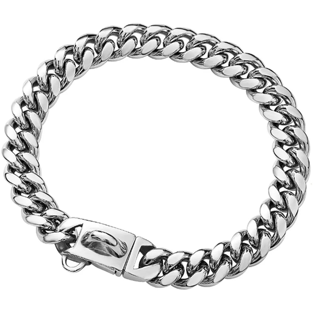 Dog Chain Collar Cuban Link Dog Collar 18K - MyPetDollar.com