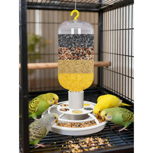 Automatic Bird Feeder with Anti-Scatter, - MyPetDollar.com