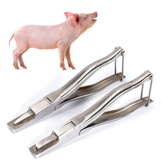 Stainless Steel Pig Ear Notcher Pliers V/U - MyPetDollar.com