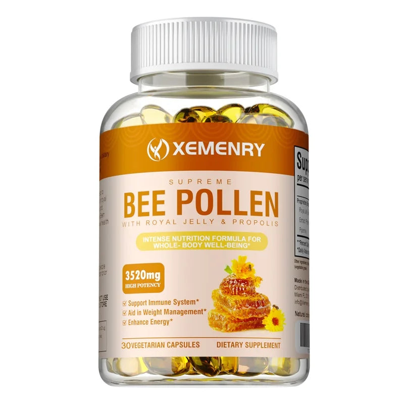 Bee Pollen Capsules - Supports Immune Health Boosts Energy – Beekeeping
