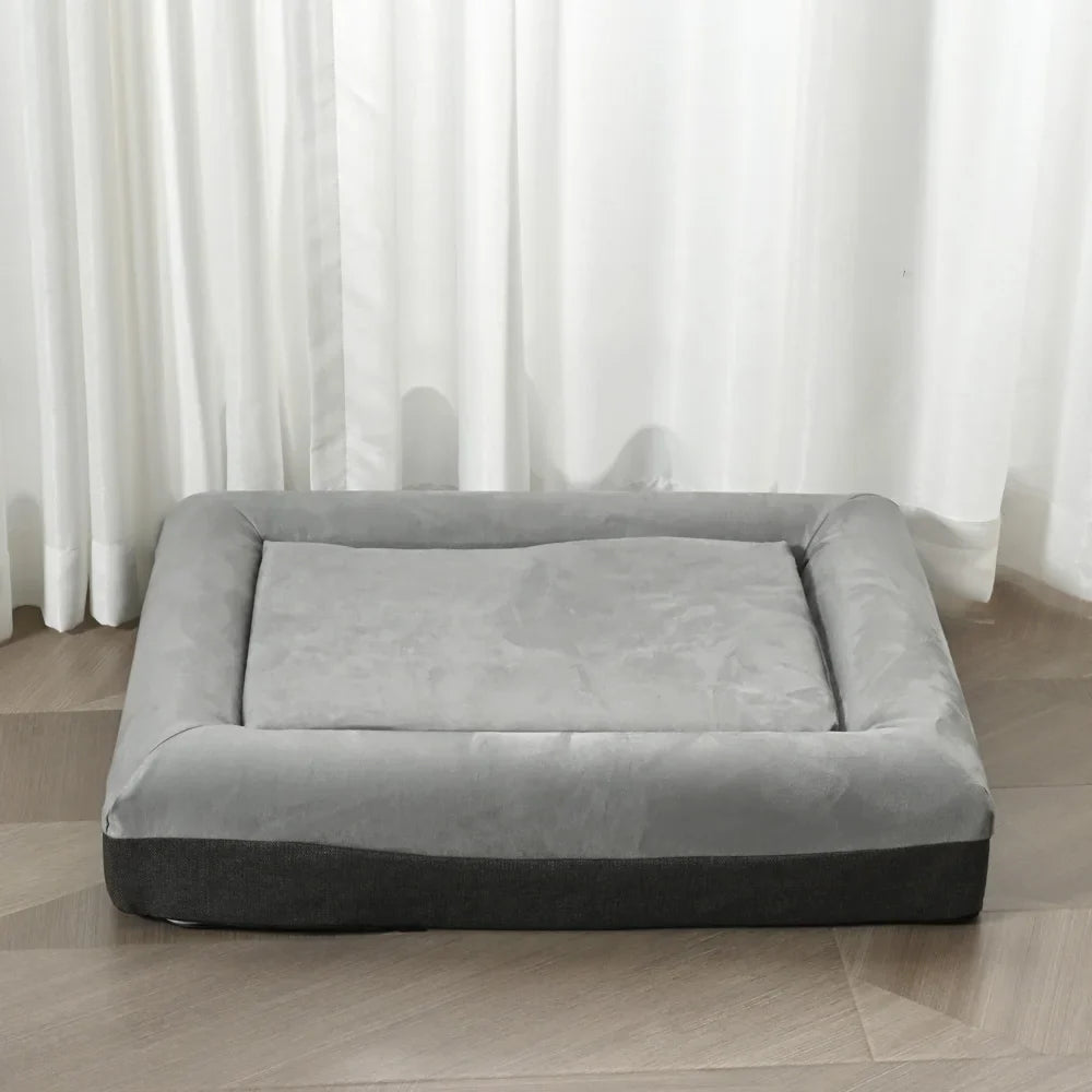 Large Washable Orthopedic Memory Foam Dog Bed – 3 Colors