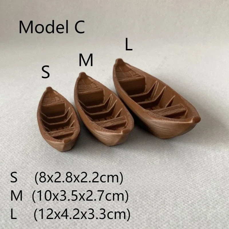 3D Printed Floating Boat Model Figurine, - MyPetDollar.com