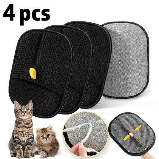 Reusable Pet Hair Removal Gloves Grooming - MyPetDollar.com