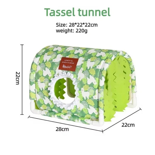 Cute Summer Hamster Shelter Large Tassel - MyPetDollar.com