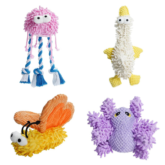 1pc Plush Squeaky Dog Toys, Cute Durable - MyPetDollar.com