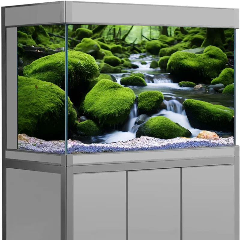 Realistic 3D Green Moss Tree Root Aquarium - MyPetDollar.com