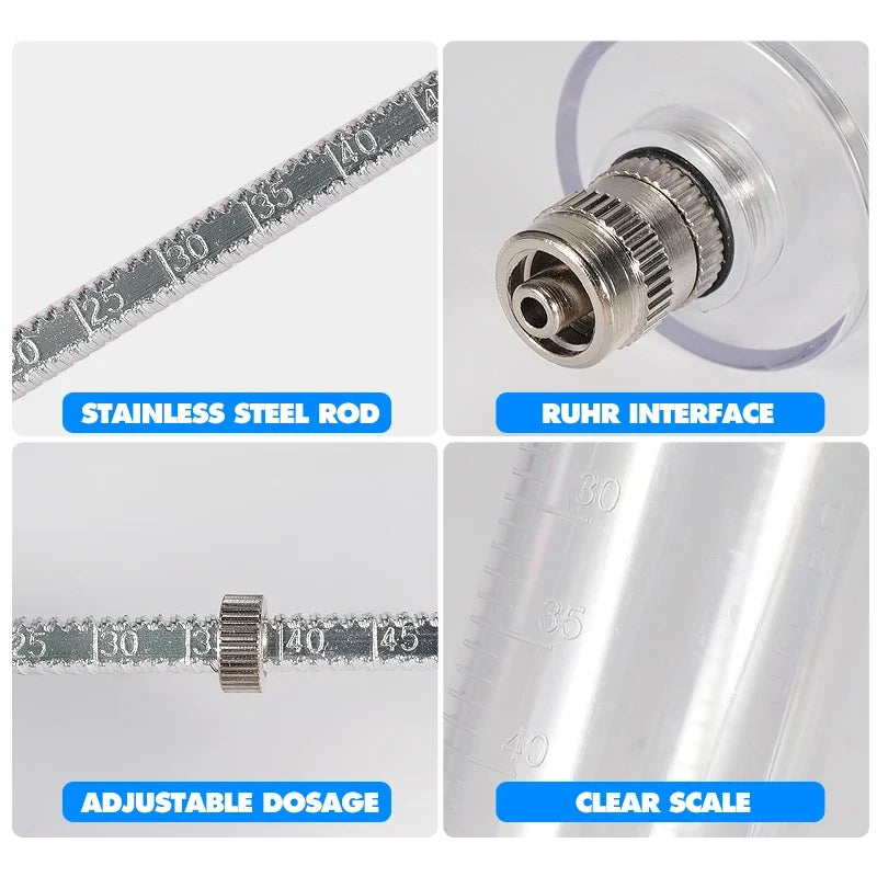 10/20/30/50ml Transparent Syringes - MyPetDollar.com