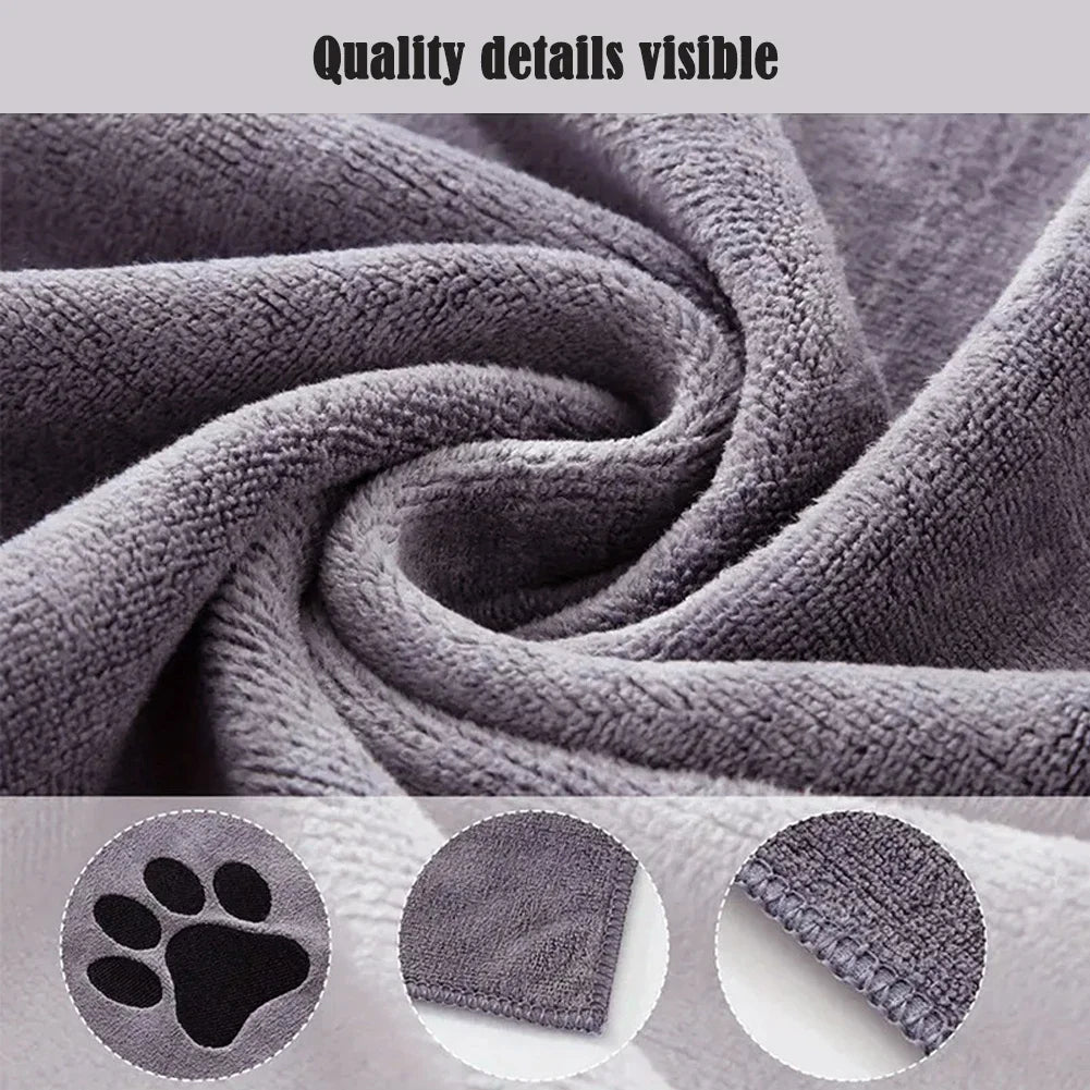 Microfiber Quick-drying Dog Claw Pet Bath - MyPetDollar.com