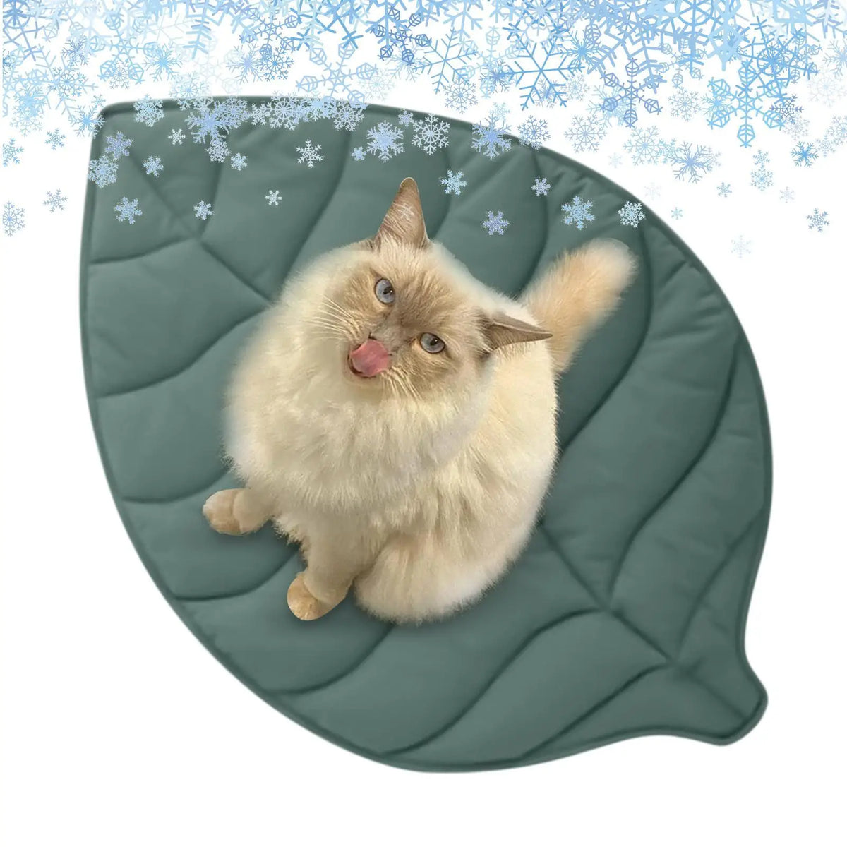 Cooling Mat for Dogs Blanket Washable Leaves - MyPetDollar.com