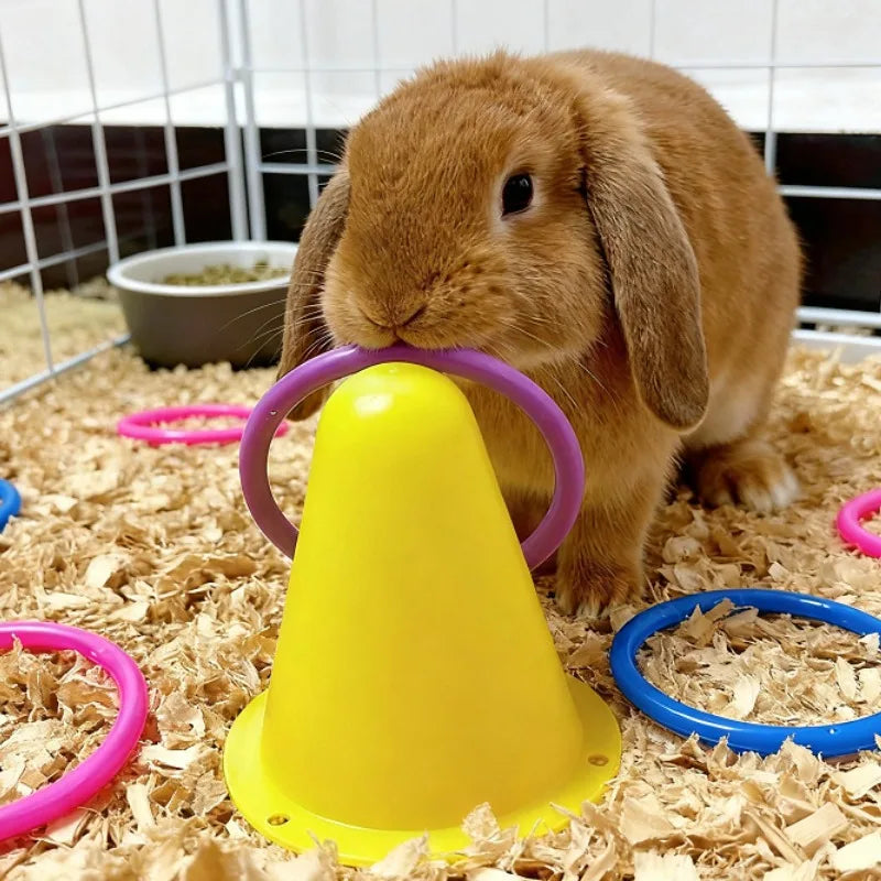 7cm Rabbit Ferrule Toy Interactive Training - MyPetDollar.com