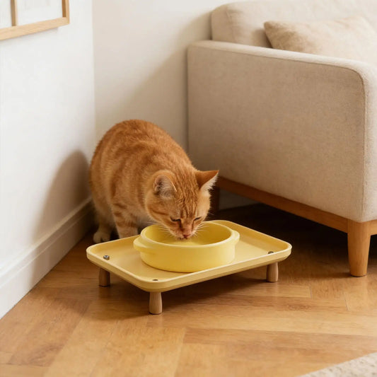 Dog Bowl Stand Protect Neck Washable Comfort - MyPetDollar.com