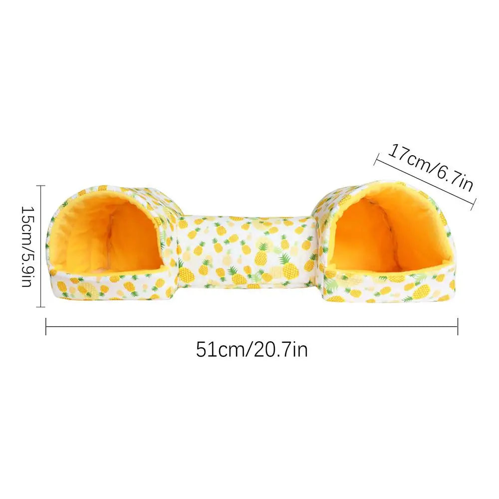 Washable Hamster Tunnel Bed