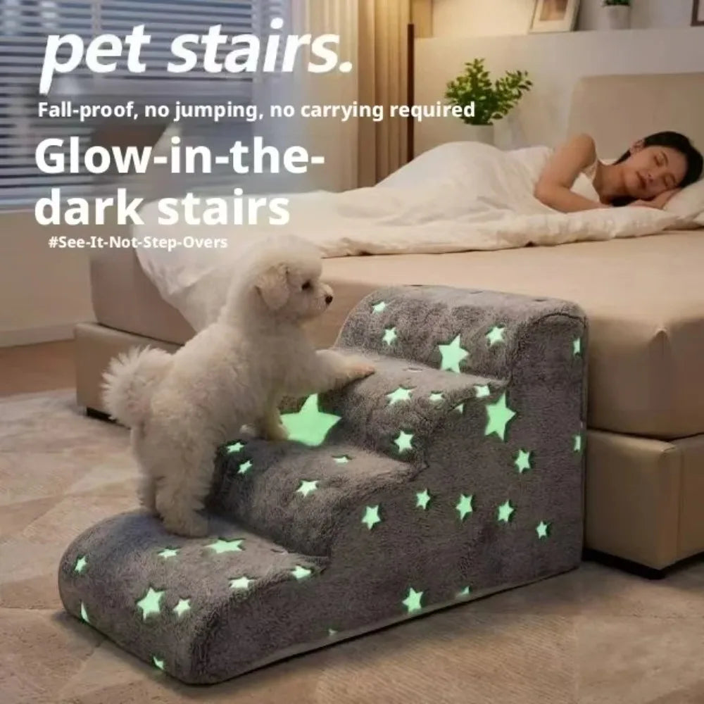Noctilucent Pet Steps Foam Dogs Secure 2/3/4 - MyPetDollar.com