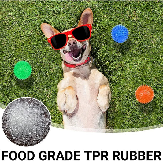 Small Dog Transparent Spiky Massage Chew - MyPetDollar.com
