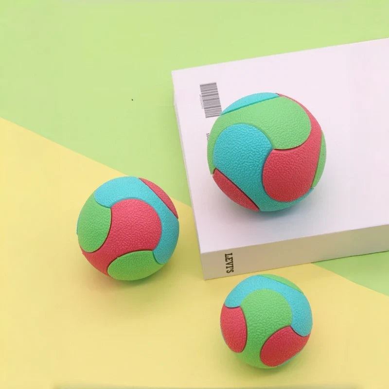 TPR Bounce Ball for Dogs: Chew-Proof Elastic - MyPetDollar.com