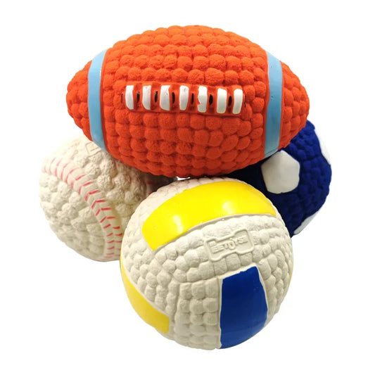 Soft Pet Ball Squeaky Toy For Small Large - MyPetDollar.com