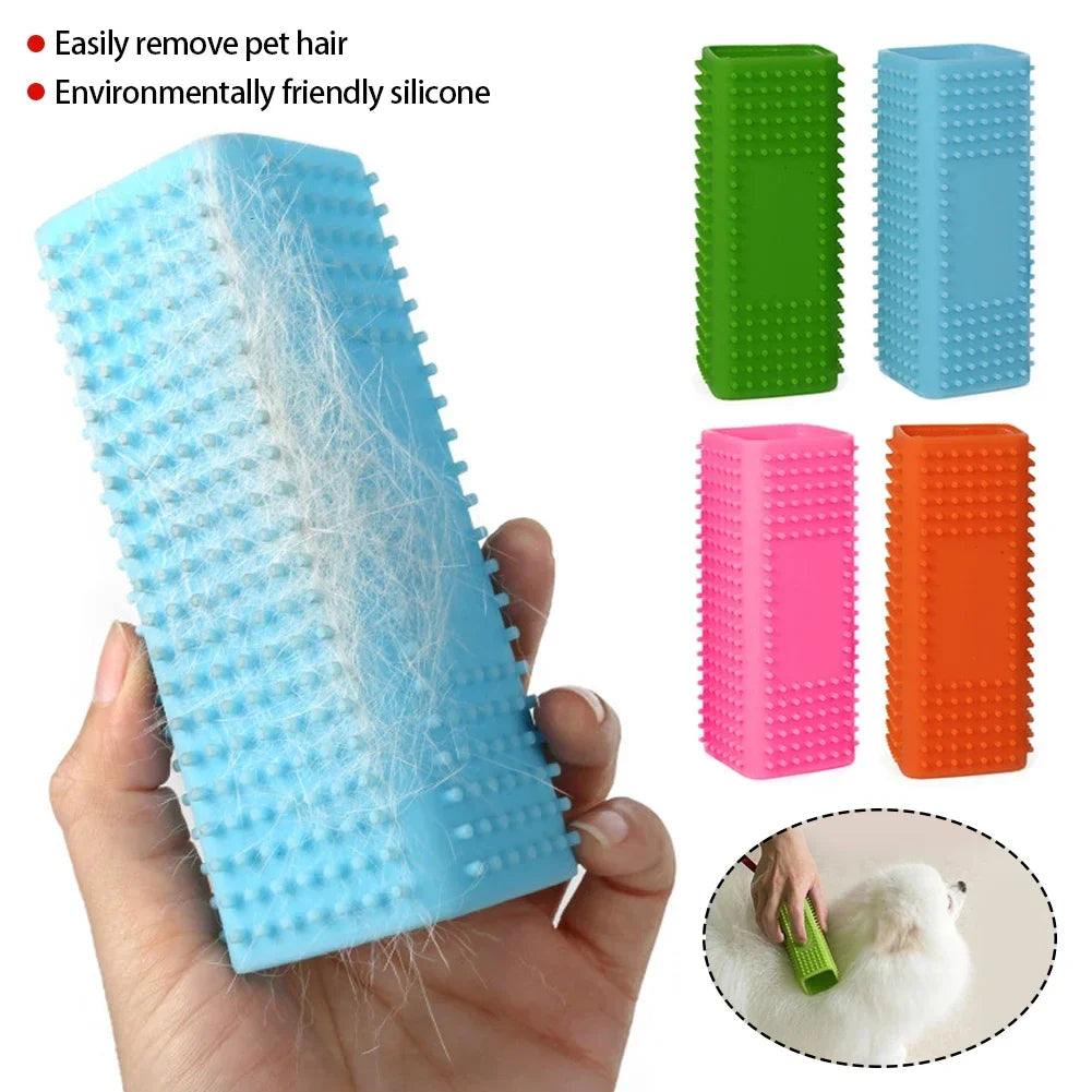 1PC Silicone Hollow Rubber Pet Dog Cat Hair - MyPetDollar.com