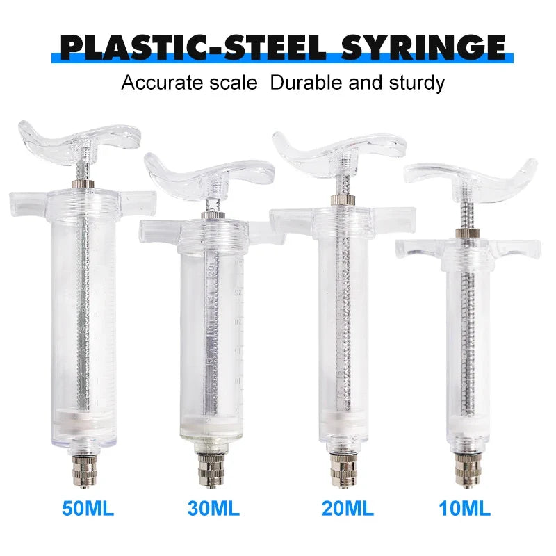 10/20/30/50ml Transparent Syringes - MyPetDollar.com