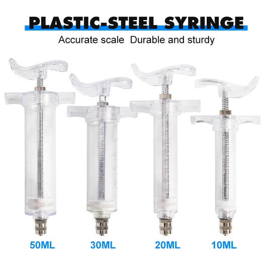 10/20/30/50ml Transparent Syringes - MyPetDollar.com