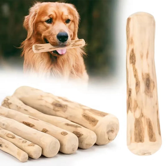 Natural Coffee Wood Dog Chew Toys Long - MyPetDollar.com