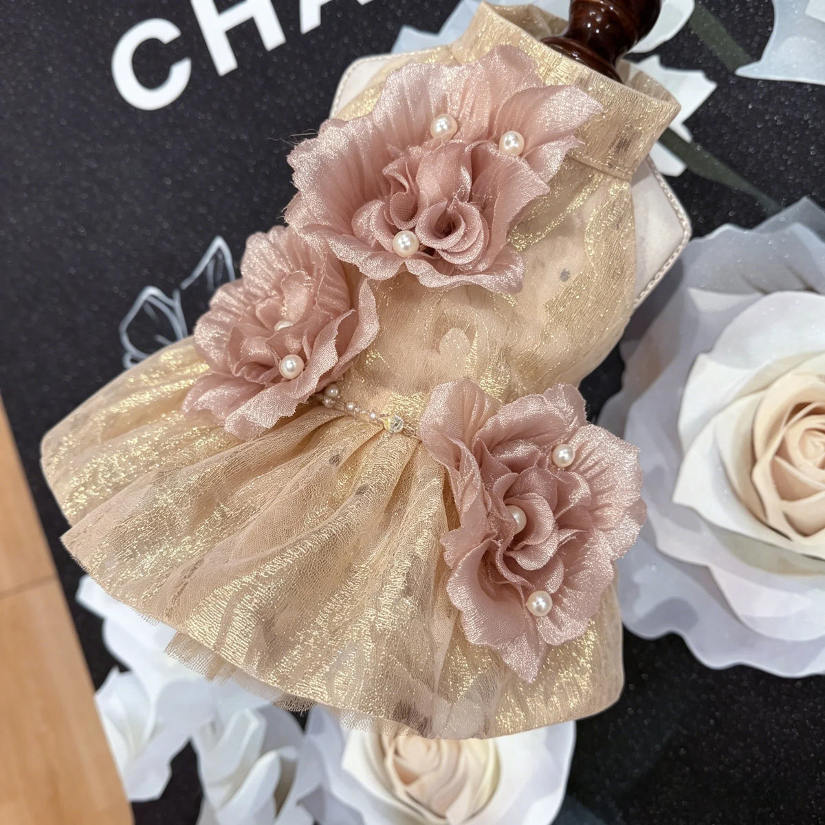 Luxury Handmade Cat Dog Wedding Dress - MyPetDollar.com
