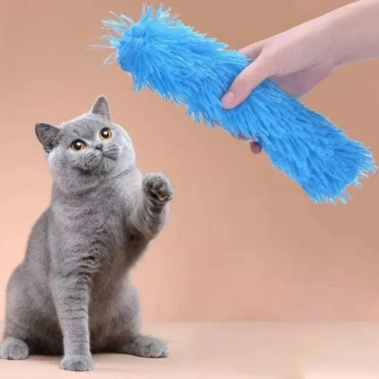 Cat Toy Pillow Soundpaper Long Plush Cat Toy - MyPetDollar.com
