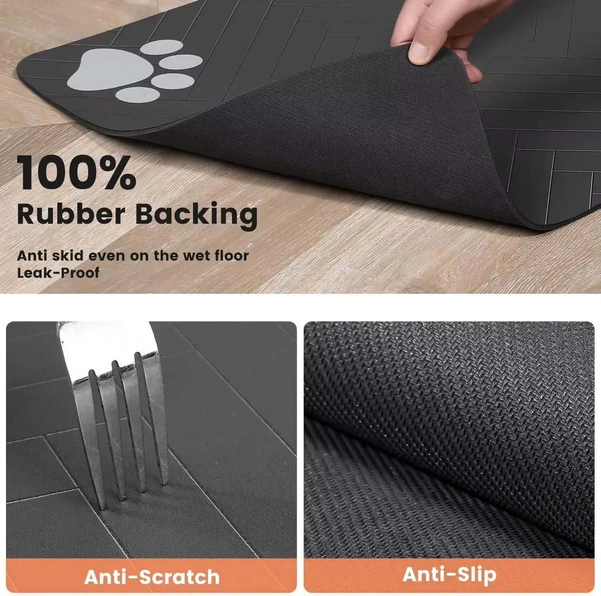 Pet Feeding Mat-Absorbent Pet Placemat - MyPetDollar.com