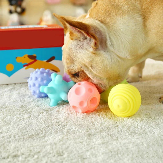Diameter 6cm Pet Dog Ball Toys with Squeak - MyPetDollar.com