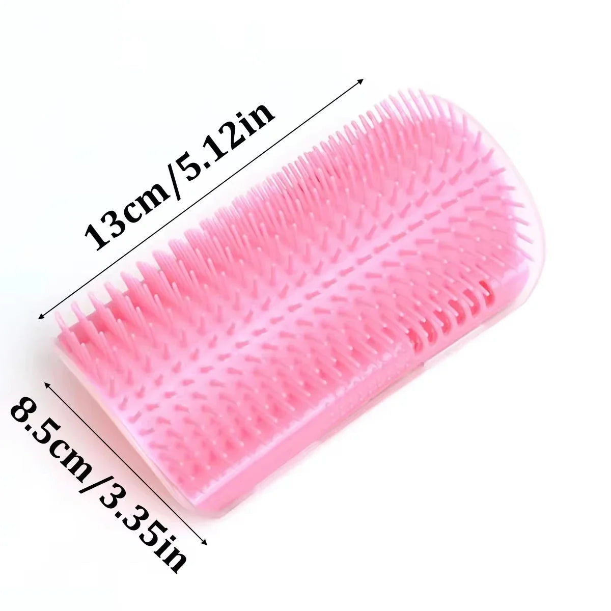 Pet Mair Remover Groomer Cat Toy with Catnip Wall Brush
