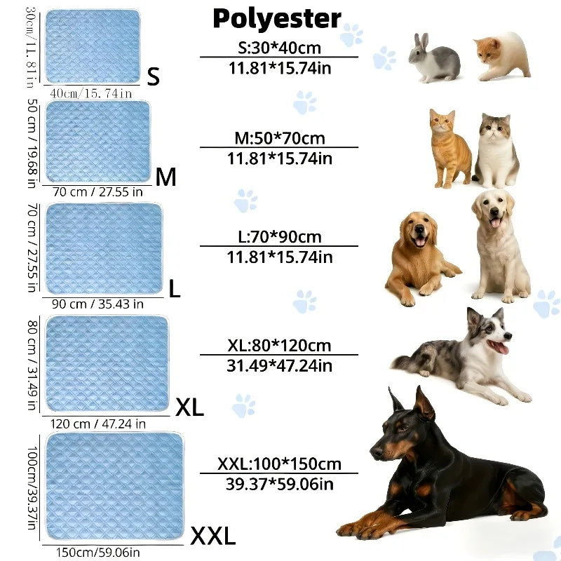 Dog Cooling Mat Summer Ice Pad Breathable - MyPetDollar.com